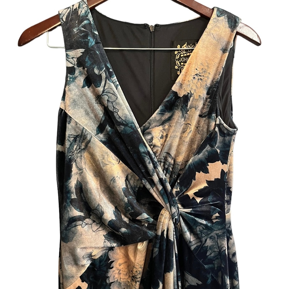 NWT! Johnny Was Sherwood Mist Velvet Dress Size 6 - Picture 8 of 11
